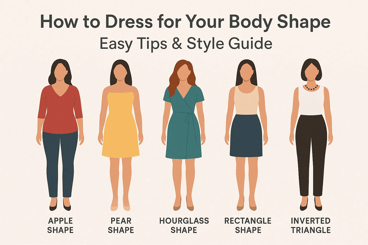 How to Dress for Your Body Shape The Ultimate Guide (1)