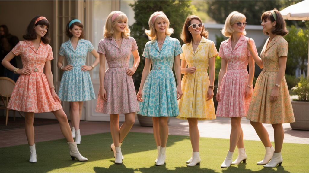 1960s summer and casual dresses