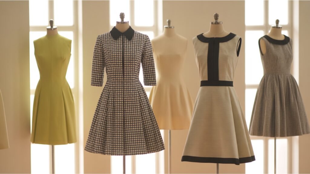 classic day dresses of the 1960s