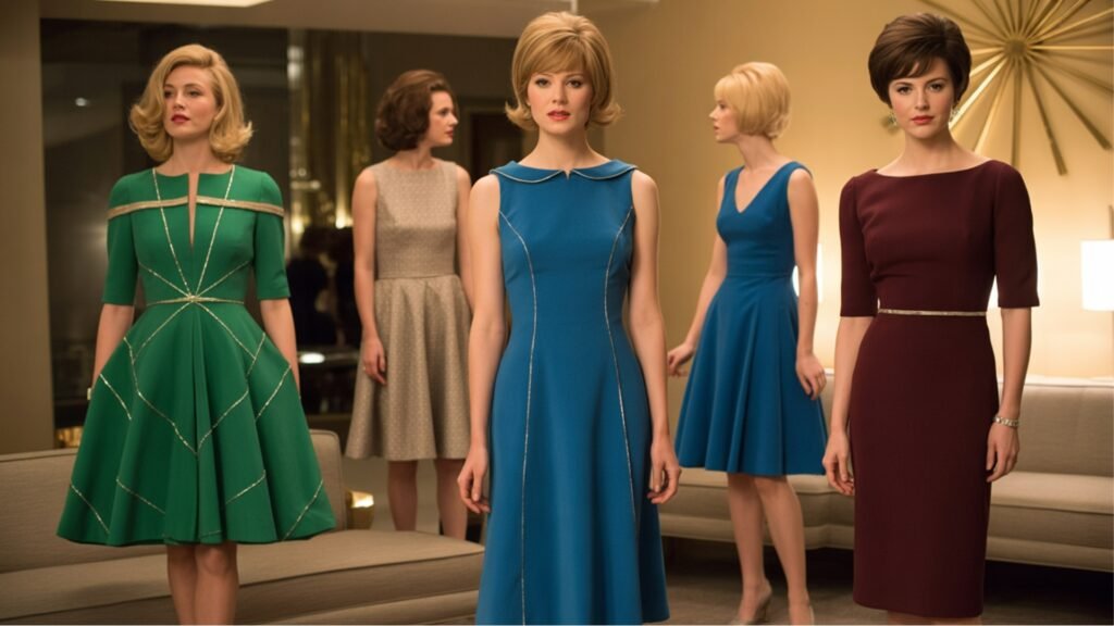 hostess and evening dresses of the 1960s