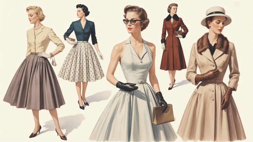 seasonal 1950s fashion trends