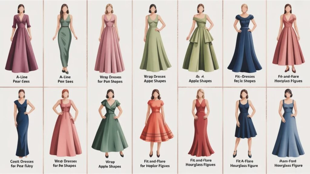 western dress styling according to body type