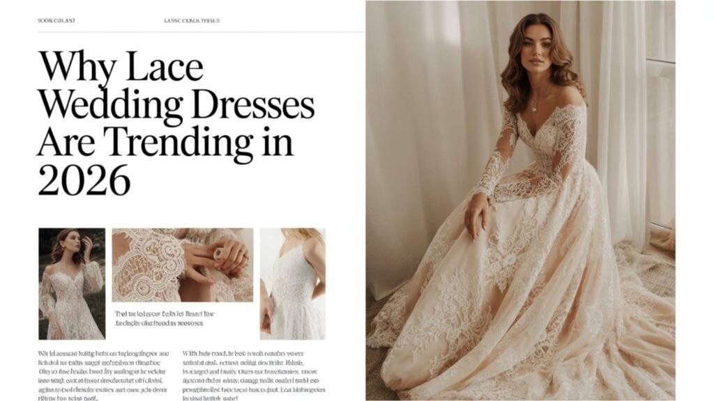 why lace wedding dresses are trending in 2026