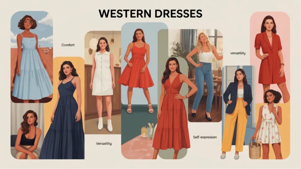 why western dresses are so popular among women
